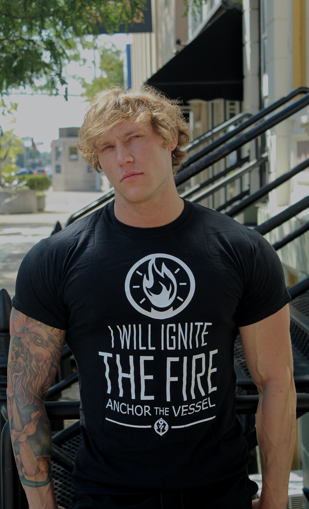 Anchor The Vessel Black Tee